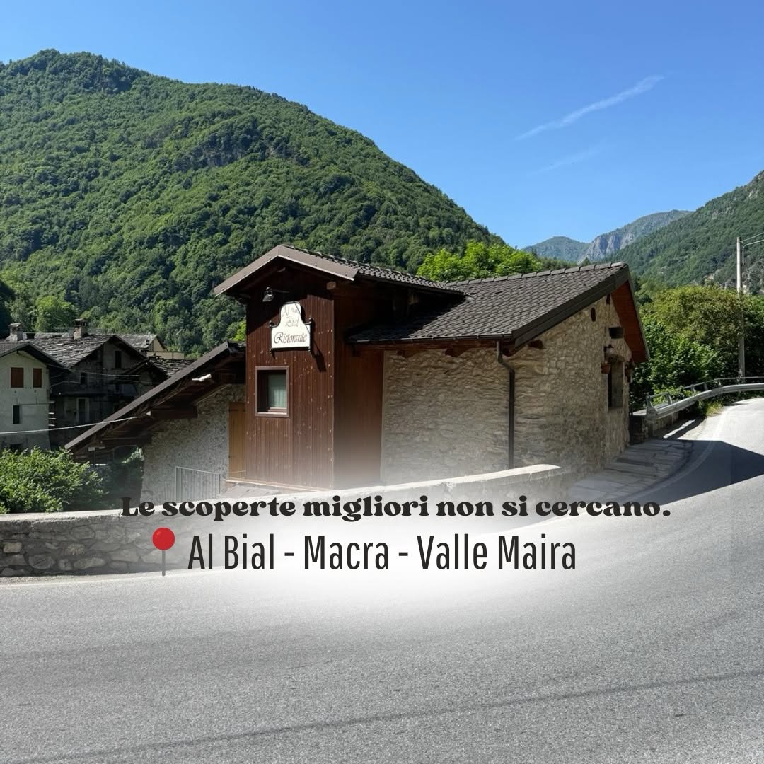 La sala in pietra del ristorante Al Bial a Borgata Bedale, Macra, in Valle Maira
